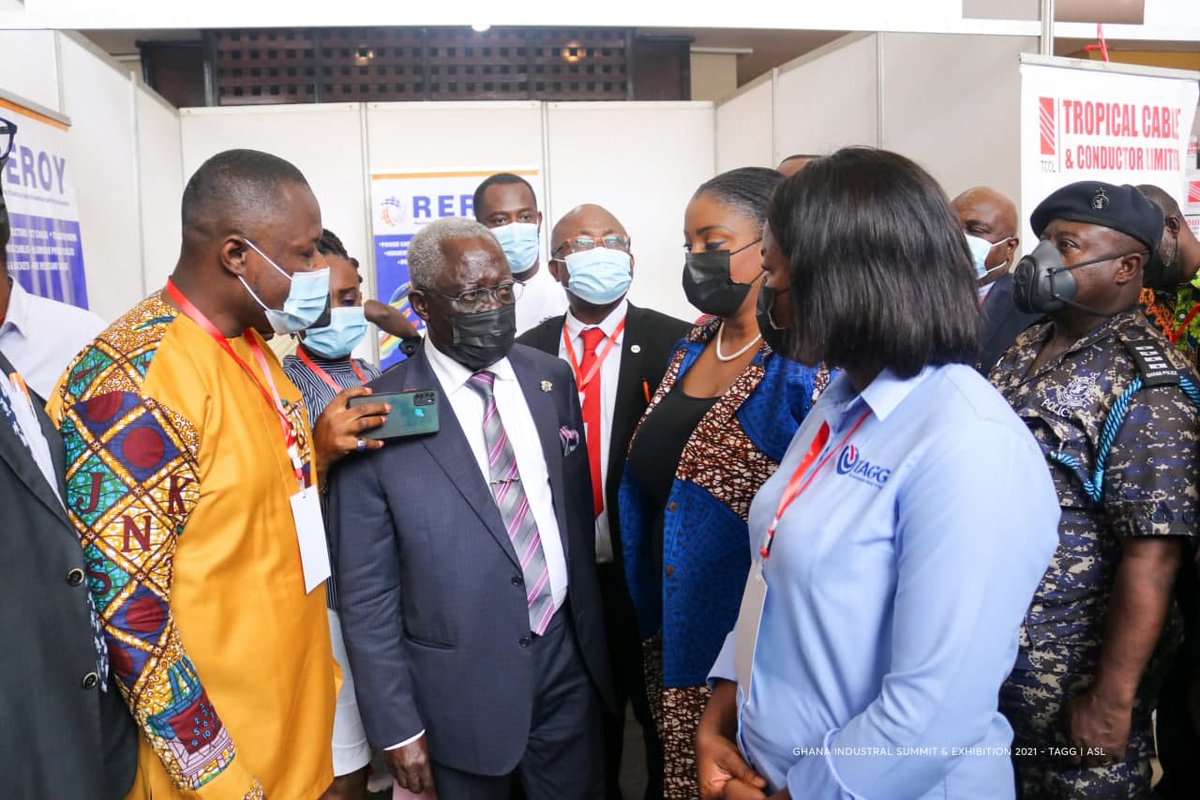 ASLghana's tweet photo. AGI’s 2021 Ghana Industrial Summit and Exhibition. More scenes from yesterday’s event! https://t.co/ELHCYBe0Xj