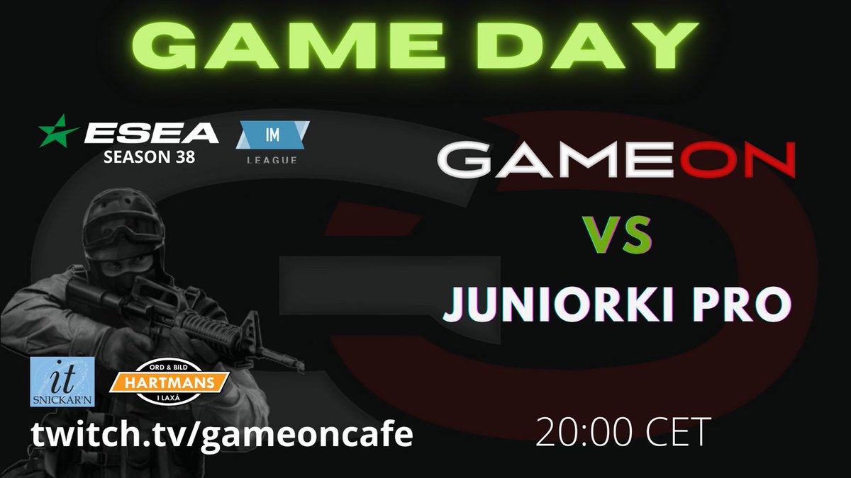 GameOnCSGO's tweet photo. Match ikväll med 2-0 i bakfickan. 
Let’s Go #GameOnFamily !

⏰ 20:00 CET
🆚 Juniorki Pro
🗺 de_vertigo
📺 https://t.co/xelIyJTMxt
🎙 Matti ”fyto” &amp; Martin ”den~OndE” https://t.co/dqxC3fNh5s