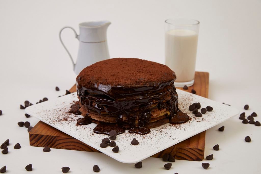 NewGenBaker1's tweet photo. Yes, you can create this decadent, no-bake Chocolate Crepe Cake with Rum Custard Filling at home using our MAYA Chocolate Hotcake Mix!  https://t.co/dzuXuyYHxr https://t.co/2xjIvfxfO8