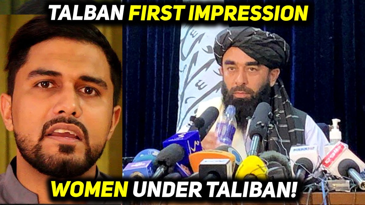 TheWideSide's tweet photo. Taliban Govt First impression - Women in Kabul Under Taliban!
Video Link: https://t.co/KFtWz9p6pg
Points:
-The First Days Under Taliban
-Zabihullah’s First Ever Presser
-Countries To Recognize Taliban
-Taliban Should Be Careful https://t.co/ClVPdCktbg