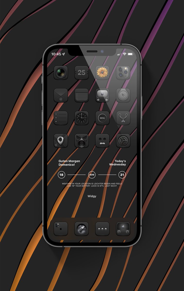 cub_dom's tweet image. Carbon Icons and Æ by @Nyk0n_ Wallpaper by @smosdox Widgy by @sulejmanagich #iOS15beta5 #nojailbreak