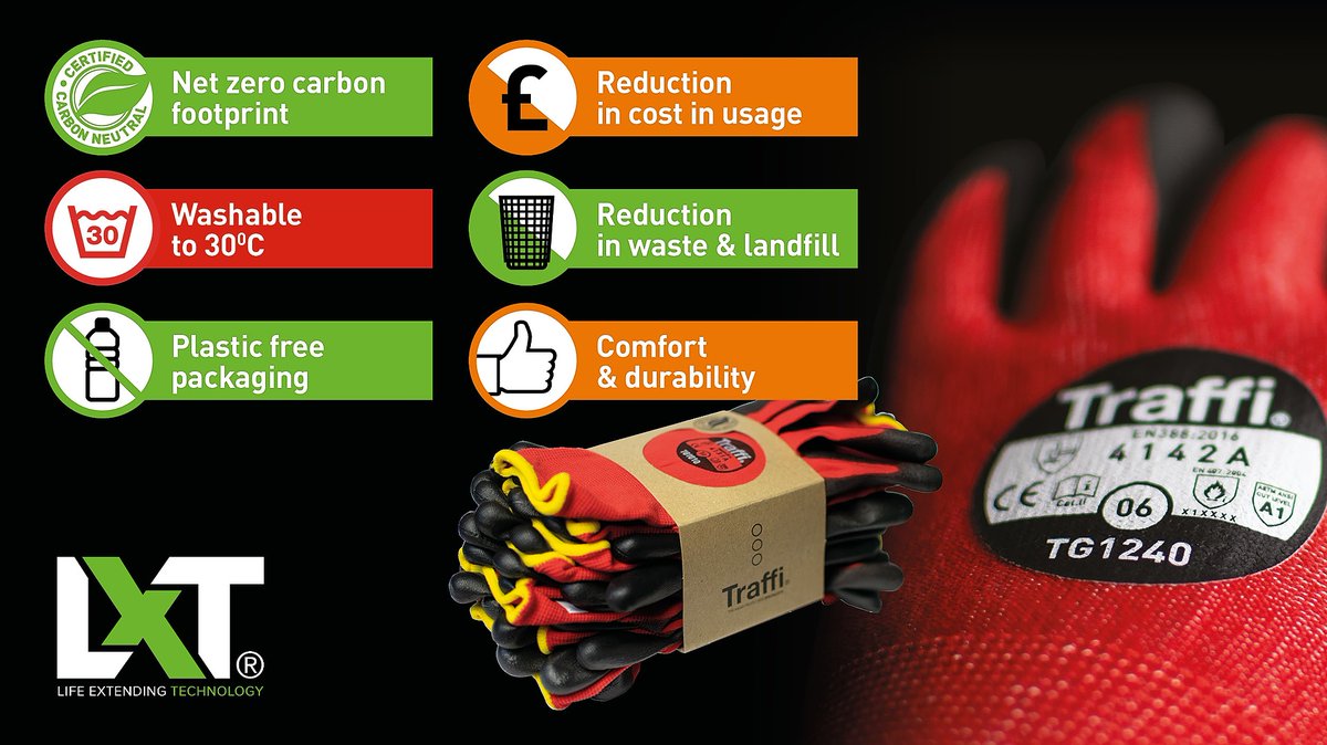 TraffiGlove's tweet image. We wanted to design a product range that is so fantastic, it makes it a no-brainer, for your hand protection range of choice! Although there are many reasons why #LXT is pretty special we have narrowed it down to 5. Prepare to be amazed...bit.ly/3mcmwrn #sustainability
