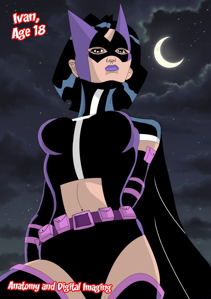 acascomics's tweet photo. HUNTRESS! From the digital course, student Ivan referenced an anatomy study, courtesy of Toni Masdiono. #huntress #dcuniverse #dccomics #dcfanart #digitalart #digitalillustration https://t.co/anzVWhOtvR