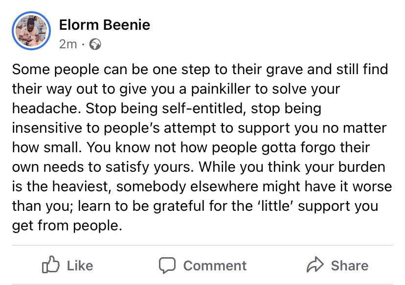 ElormBeenie's tweet photo. https://t.co/3jlFNjL8z9