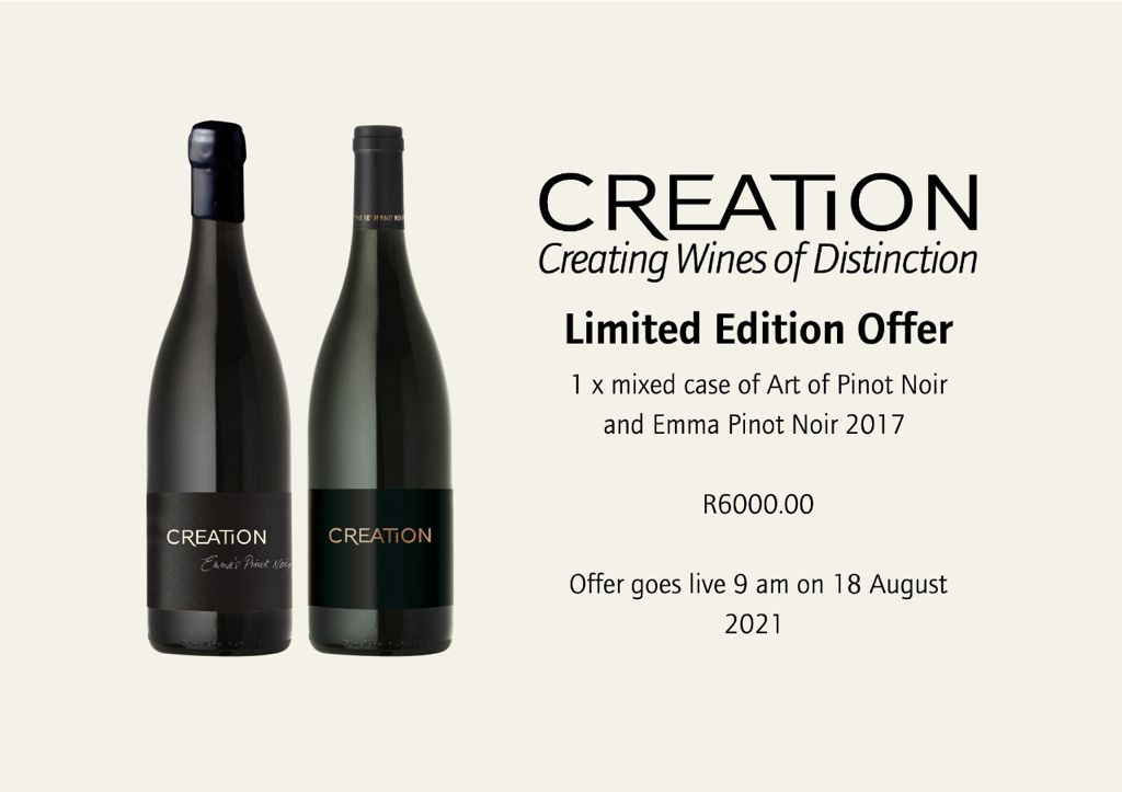 creationwines's tweet photo. Our #LimitedEdition prized vintage release Creation #PinotNoir collection is selling out fast!🍷❤ There are only a couple of cases left, so best pop on over to our online shop now!👏 https://t.co/MOYAJ37FZO
#lovecreationwines #creationinnovation #WineCollection #southafricanwine https://t.co/9U1zeNsFS6