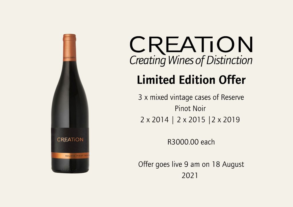 creationwines's tweet photo. Our #LimitedEdition prized vintage release Creation #PinotNoir collection is selling out fast!🍷❤ There are only a couple of cases left, so best pop on over to our online shop now!👏 https://t.co/MOYAJ37FZO
#lovecreationwines #creationinnovation #WineCollection #southafricanwine https://t.co/9U1zeNsFS6
