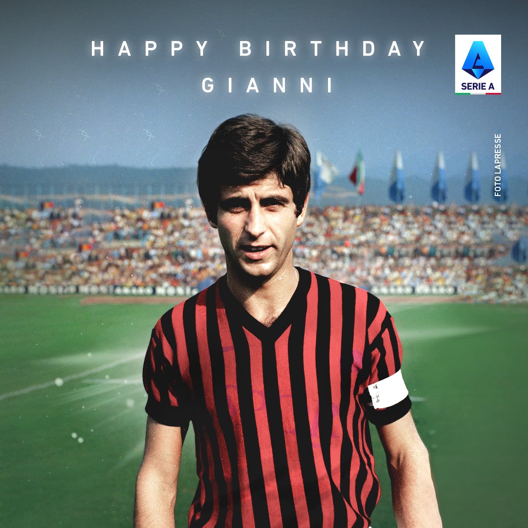 One of the greatest Italian talents   Happy birthday Gianni Rivera!     