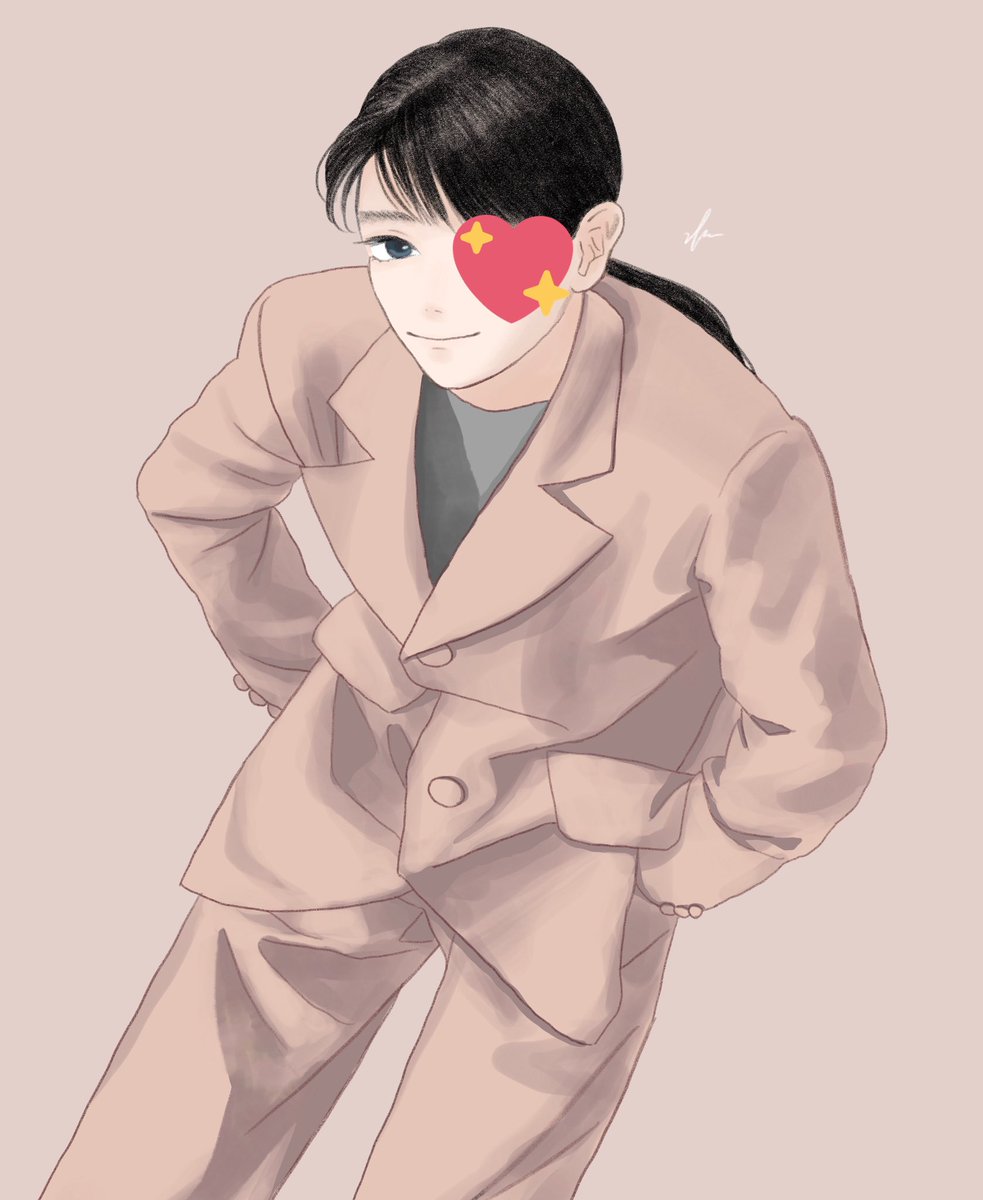若かりし石田彰はサラサラロングヘア美少女 定期 いかのイラスト