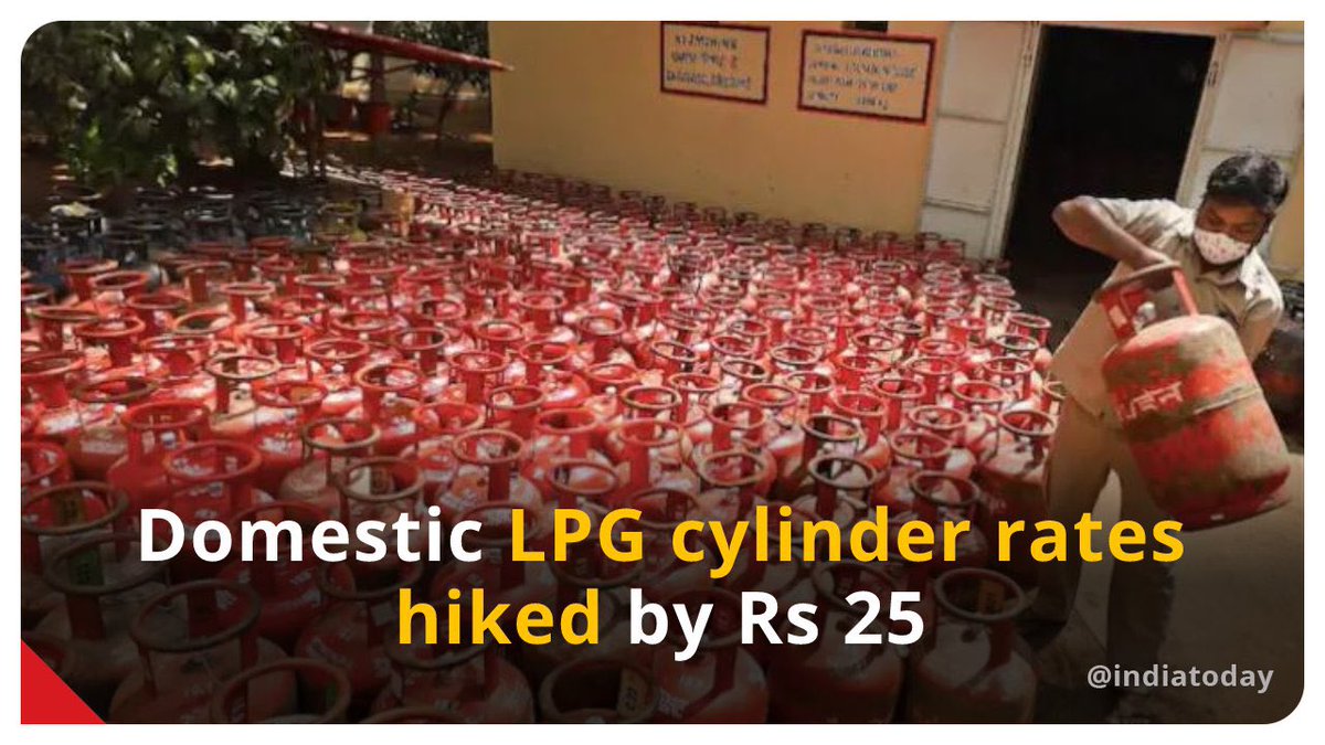 hmjyothish14's tweet photo. #LPGPriceHike from 2020 to 2021

• 30th NOVEMBER, 2020 - 594

•1st DECEMBER,  2020 -   644

•1st JANUARY,  2021 -    694

•4th FEBRUARY, 2021 - 719

•15th FEBRUARY, 2021 - 769

•1st MARCH, 2021 - 819

•1st JULY, 2021 - 834

#LPGburningPockets #LPGPRICEHIKE https://t.co/U3WonZABJX