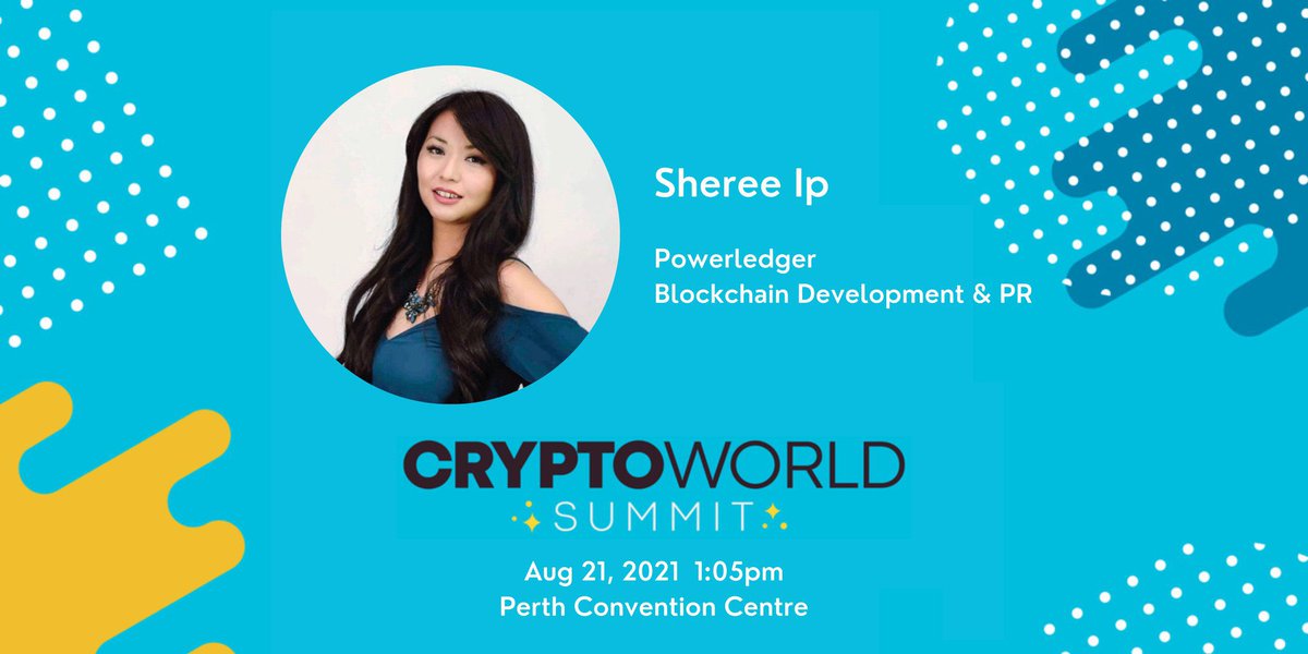 missdiorsheree's tweet photo. I’m looking forward speaking at the Cryptoworld Summit by @SwyftxAU this Sat in Perth! 

I’ll be discussing @PowerLedger_io’s learnings as a crypto startup. See you all at the @pcec for a 1PM session. 

Use this promo password CWSFriends to get 20% off 🎟

https://t.co/mk0qWXjZNK https://t.co/elqa3jcqdz