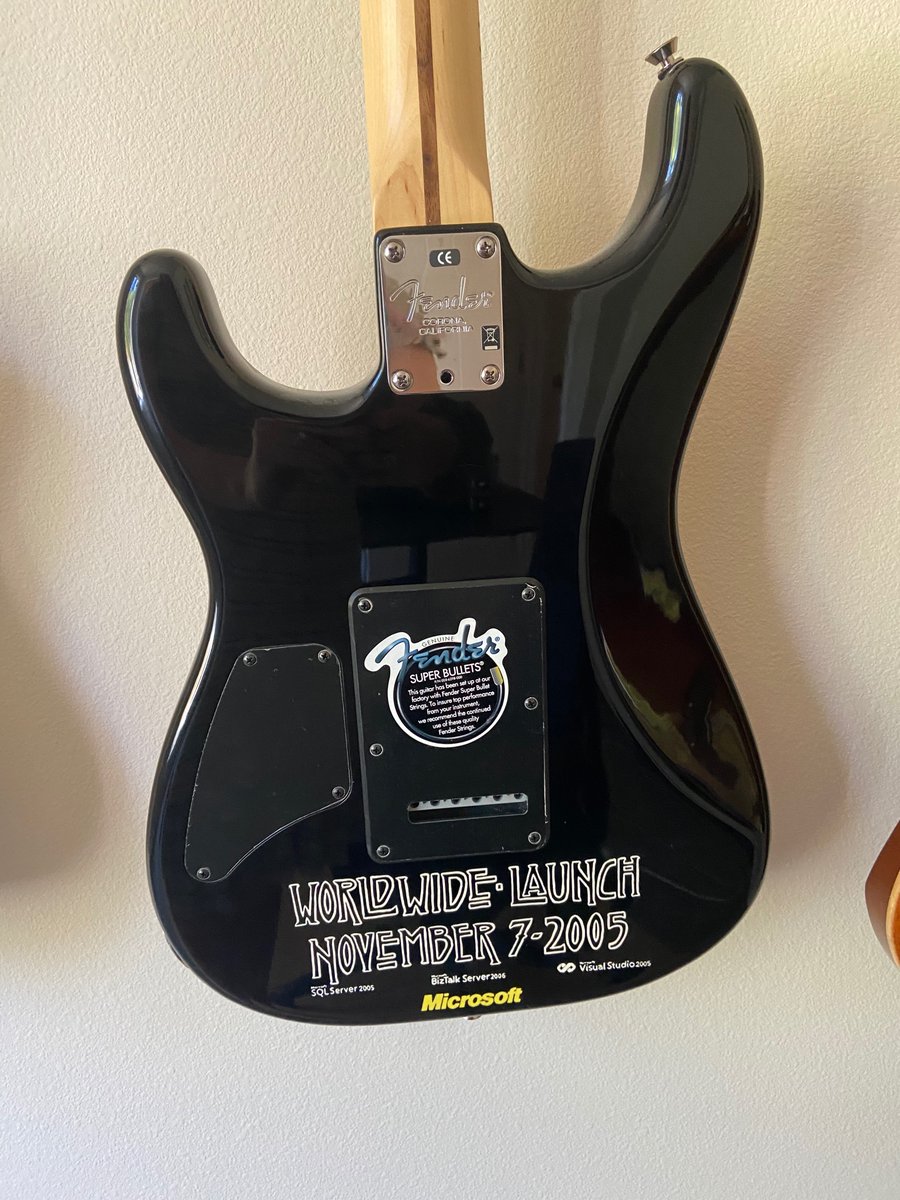 A few years ago, someone gifted my stepdad Abel this guitar. They worked for Microsoft and we think may have lived near Duvall, WA. Anyone know who it is??? We’d love to know! —Sierra