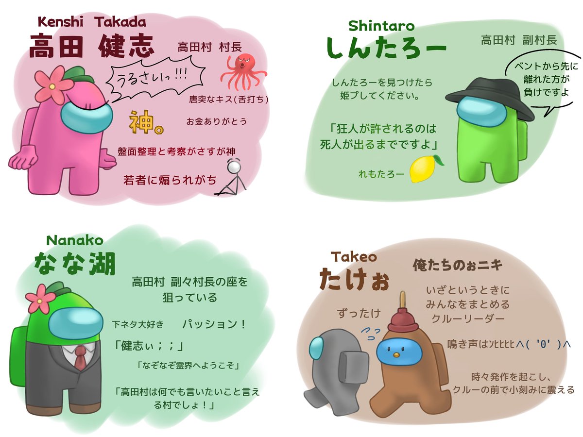 高田村 缶バッジ 缶バッジB なな湖 50点 高田村 缶バッジ