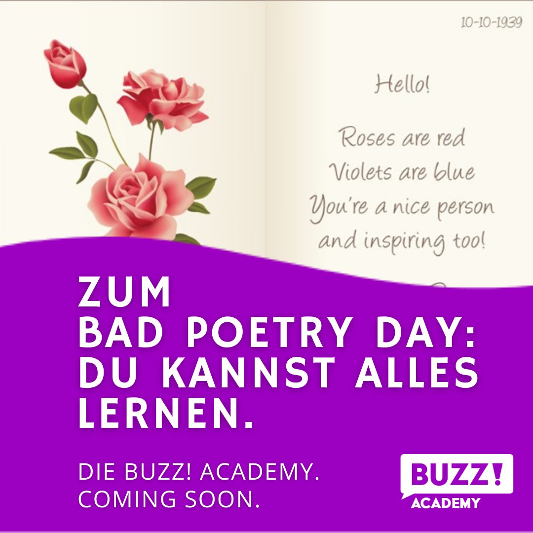 cwkbln's tweet photo. Lernen mit der BUZZ! Academy:
Learning &amp; Development for a Better World.
Seid gespannt.

Sneak Preview: https://t.co/aRncaUK7yi

#betterworldlearning
#buzzacademy
#immersivelearning
#diversitymatters
#newleadership https://t.co/WKb3lhpgOk