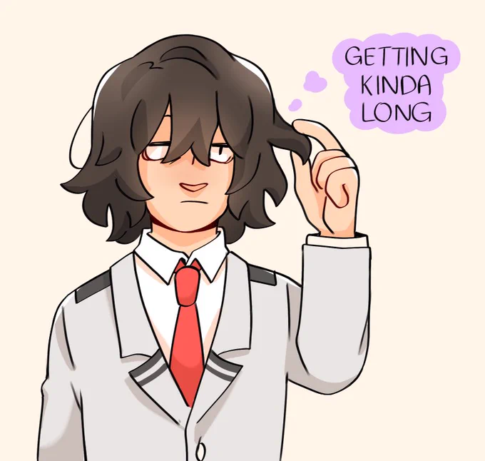 hair shenanigans #aizawashouta #presentmic #shirakumo #bnha 