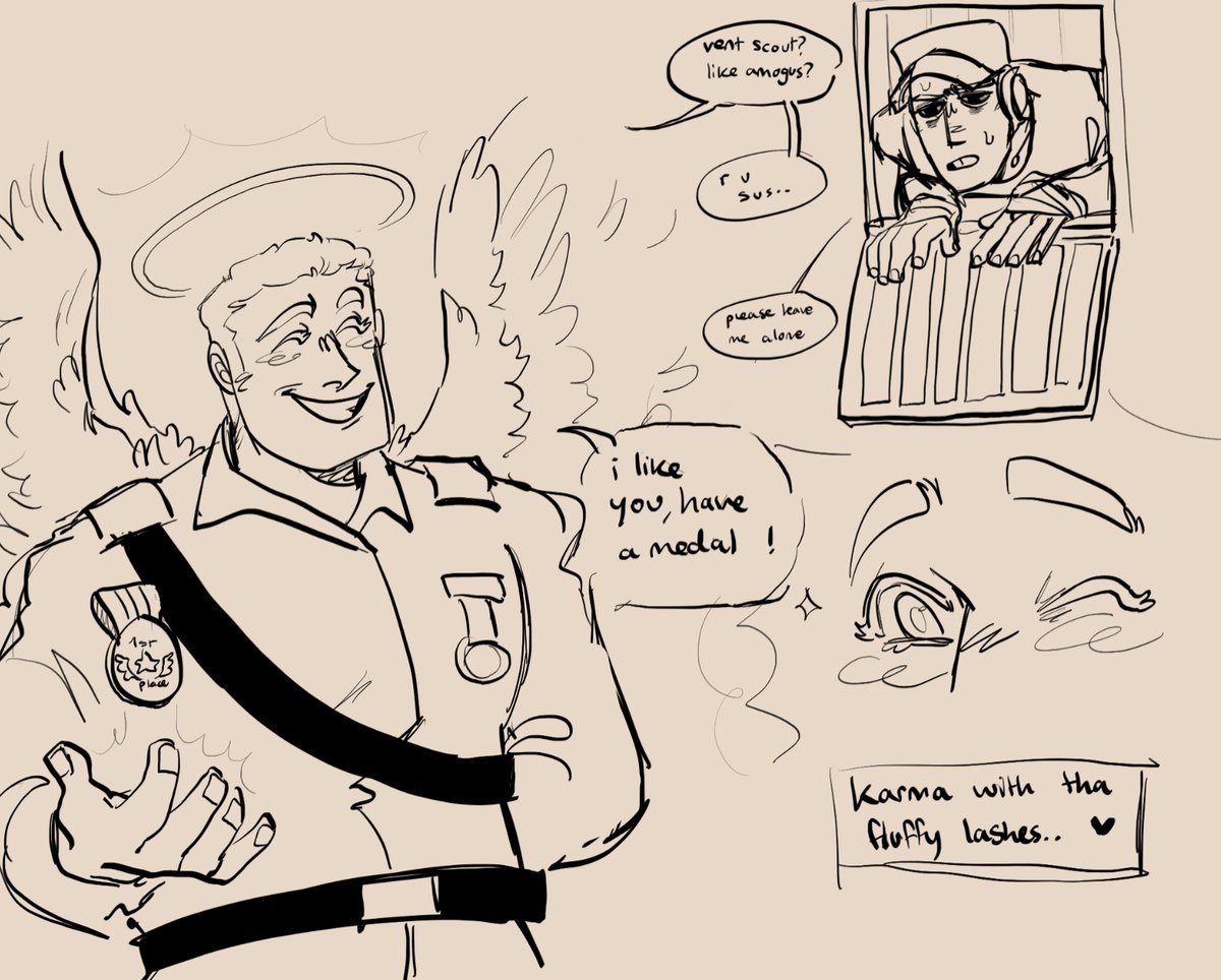 heyywavey's tweet photo. hey freak fortress fandom !!!! (talking to a room with 3.5 people in it) 
#freakfortress #tf2 #karmasoldier #ventscout #painiscupcake https://t.co/1rKl8DFS4t