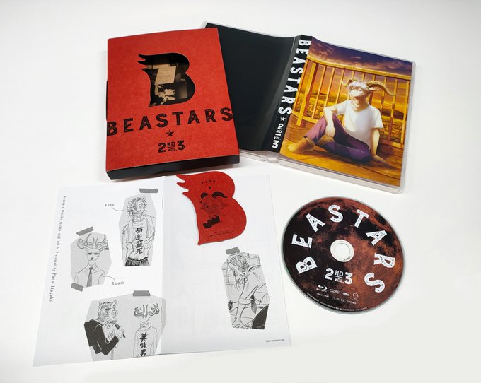 【#BEASTARS】2期 BD＆DVD  Vol.3が発売！TaS全巻購入特典は、「1期 Vol.1予約特典 #板垣巴