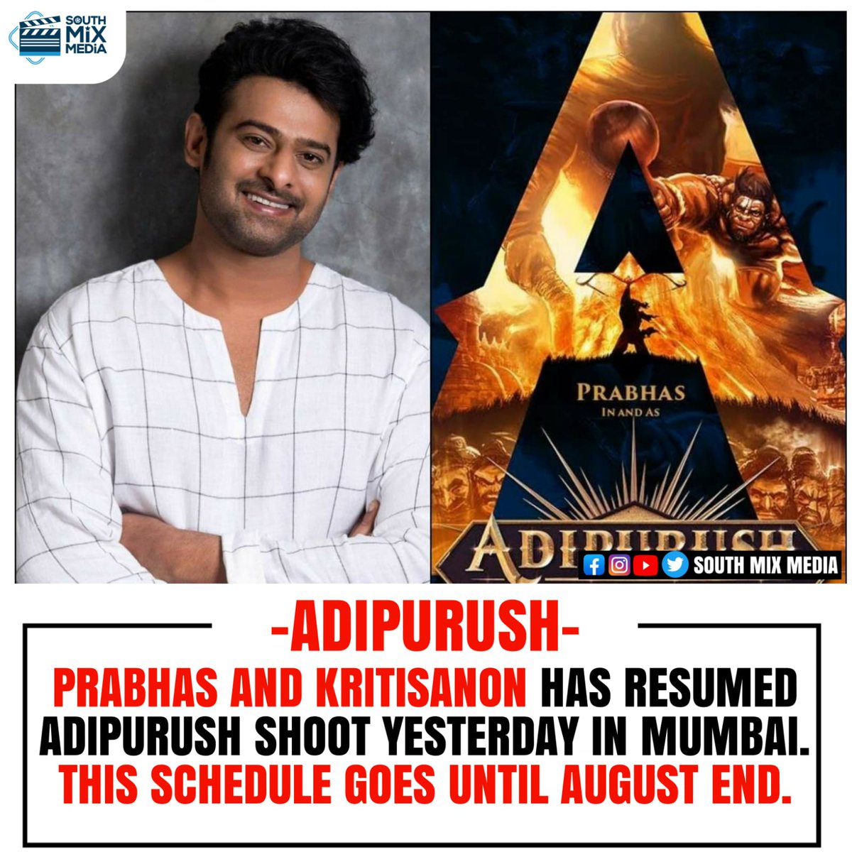 SouthMixMedia's tweet photo. Follow @southmixmedia
#prabhas #kritisanon #adipurush #pb #panindiancinema #adipurushupdate #adipurshmovie #pb #prabhasupdates #prabhasmovies @kritisanon https://t.co/obLQj9nnEn