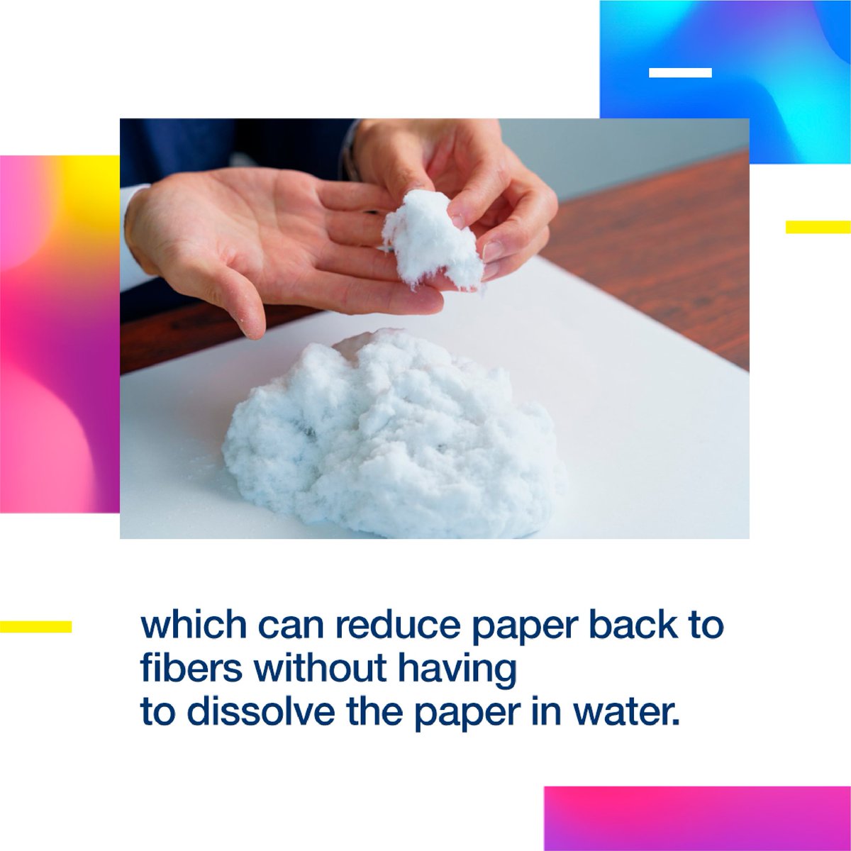 IndiaEpson's tweet image. Engineer Katsuhito Gomi talks about Dry Fiber Technology, a dry process that can reduce materials to fibers. Know more:  bit.ly/3gbH5jL

#DryFiberTechnology #Paperlab #SmartCycle