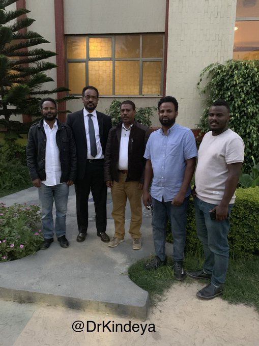 ProfKindeya's tweet photo. While wishing Obbo #Bekele #Gerba a happy birthday, let him be assured that @AbiyAhmedAli &amp; his cliques will soon be held accountable. The justice you are denied will soon be served. I recall our discussion  2 yrs ago on the need for constructive national engagement &amp; discourse https://t.co/Y9W3lLebR8