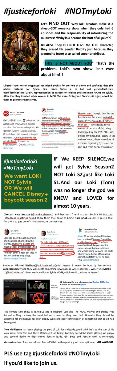 qqwong4's tweet photo. #justiceforloki #NOTmyLoki
Let us FIND OUT Why loki creators make it a cheap-GOT romance show when they only had 6 episodes and the responsibility of introducing the multiverse?!Why loki became the butt of all jokes??@disneyplus
@Kevfeige
#DisneyPlus
#TomHiddleston
#Loki https://t.co/vNTlfNAqnJ