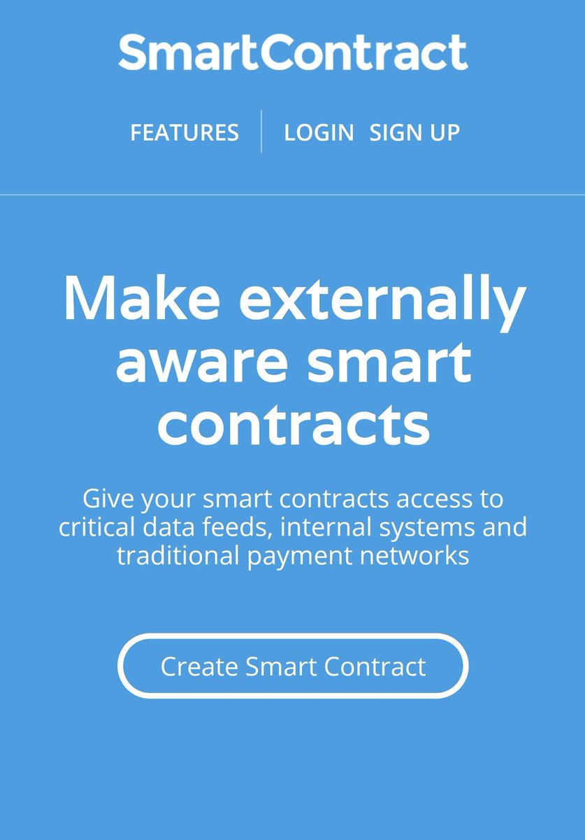 ChainLinkGod's tweet photo. Chainlink Labs (SmartContract) has been building smart contracts since 2014 (before Ethereum genesis)

- Blockchain based email service
- Decentralized exchange for revenue sharing tokens
- Centralized oracle service
- Decentralized oracle network

https://t.co/AGn1tVAGuH https://t.co/aImgWvhhhH