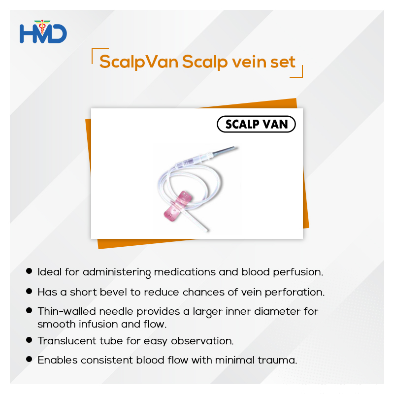 hmdhealthcare's tweet photo. The #ScalpVan #Scalpveinset is an ideal device for administering medication and #collectingblood. It is designed specifically to ensure #patientcomfort during the #infusionprocess and reduce the chance of infection. #Learnmore: https://t.co/zDb6DEzRqr
#HMDProducts #HMDHealthcare https://t.co/BsAdZtvryr