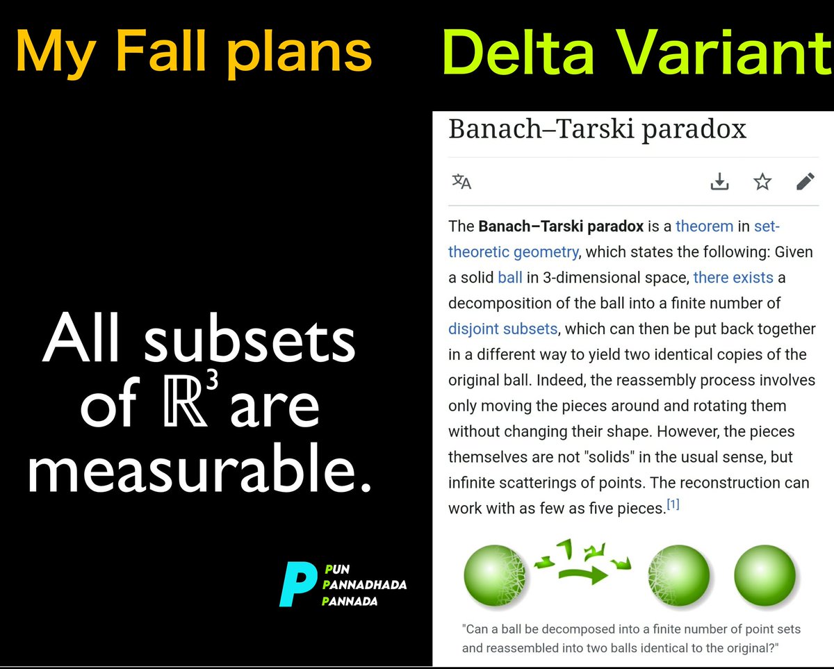 thesilentnin's tweet image. Wish there was an ε  to take away this 𝛿 😂 #math #limits #measuretheory #analysis #banach #tariski
