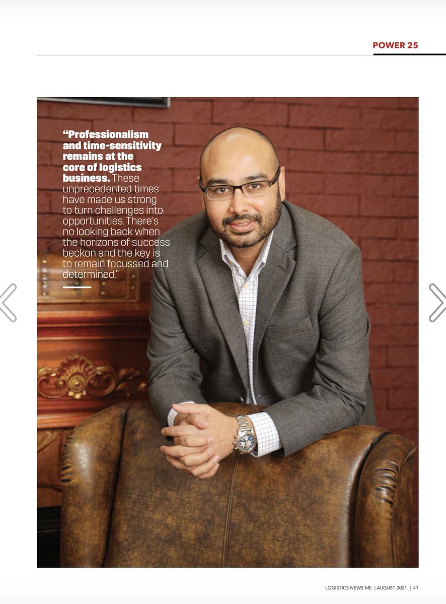Logistics News ‘Power 25’ recognizes the top guns of logistics and supply chains in the region that have gone above and beyond in the past year to support the economy and securely transport essential commodities across the globe. issuu.com/logisticsnewsm… 
<a href="/Logisticsnewsme/">Logistics News ME</a>