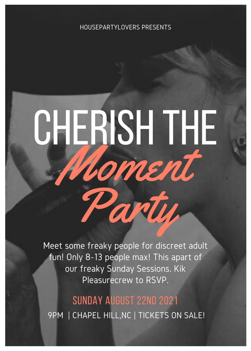 Khillswinger's tweet photo. Limited space available!
#ChapelHillNCSun22nd8pm
#singleladies
Come meet hot #hunks
#groupplay #swingerplay 
#stagvixens #hotwife #Clayton
#CharlotteNC #Bullcityplay #Durham #Raleigh #Fayetteville #ChapelHill #Goldsboro
#KIkPleasurecrew 
#Swingtowns
https://t.co/lZJopx6oja https://t.co/D18fm7Y2Nd