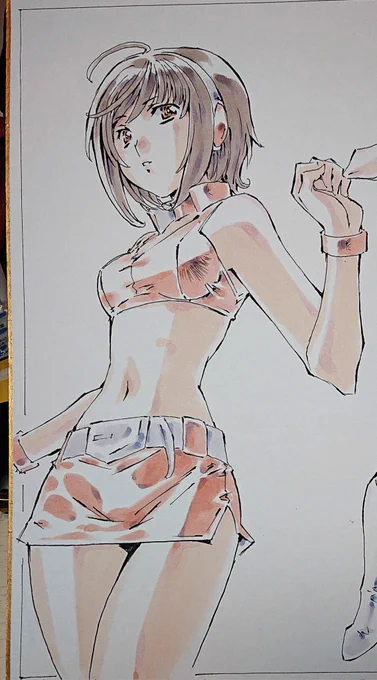 色紙再作画させていただきました 
