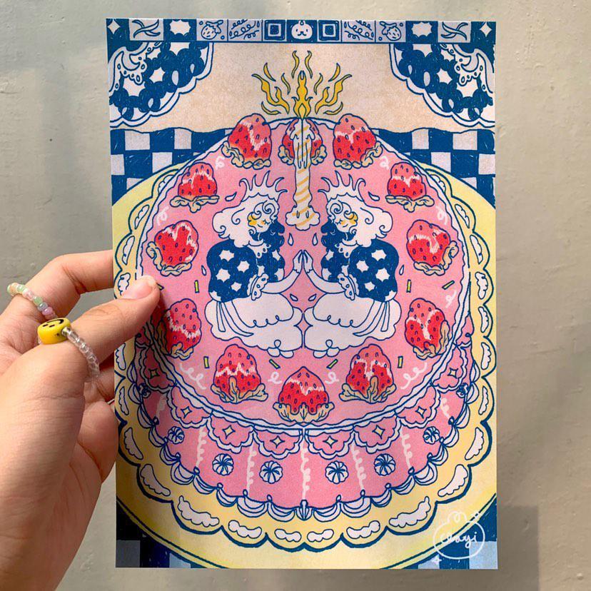 sent sample pics of my prints 」🌙clayi🐰 Otaku Expo Jan 2829