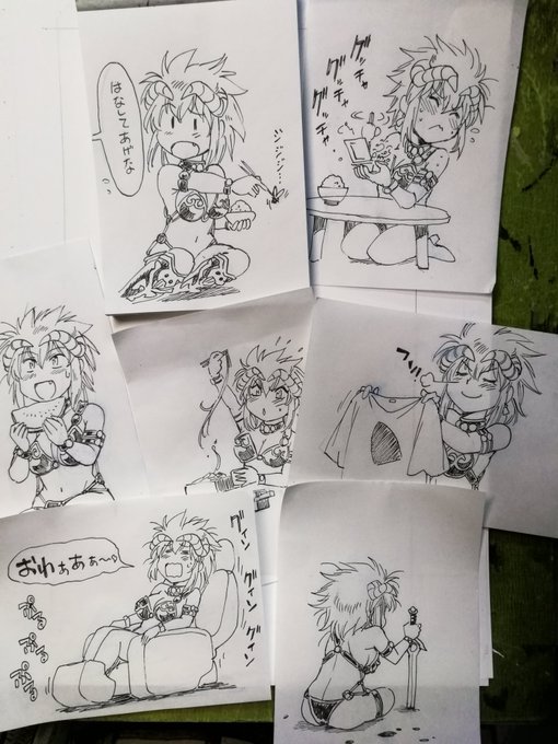 大分たまったな、メモ描きカームさん。他にも呑み鉄八尺様や徹夜骸延とか… 