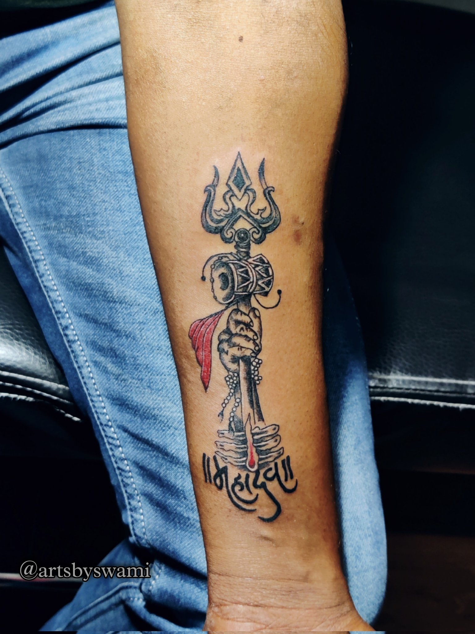 Mahakal tirsul on hand tattoo simple tattoo for every one YouTube #44 Mahakal tirsul on hand tattoo simple tattoo for every one YouTube