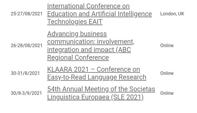 LanguageSector's tweet image. 🇮🇹 Come procede la vostra estate? Se cercate qualcosa di interessante da fare, potete dare un&apos;occhiata agli eventi per professionisti delle lingue del mese di #agosto. Li trovate nel calendario degli eventi su #LanguageSector 👉🏻 thelanguagesector.eu/en/eventscalen…