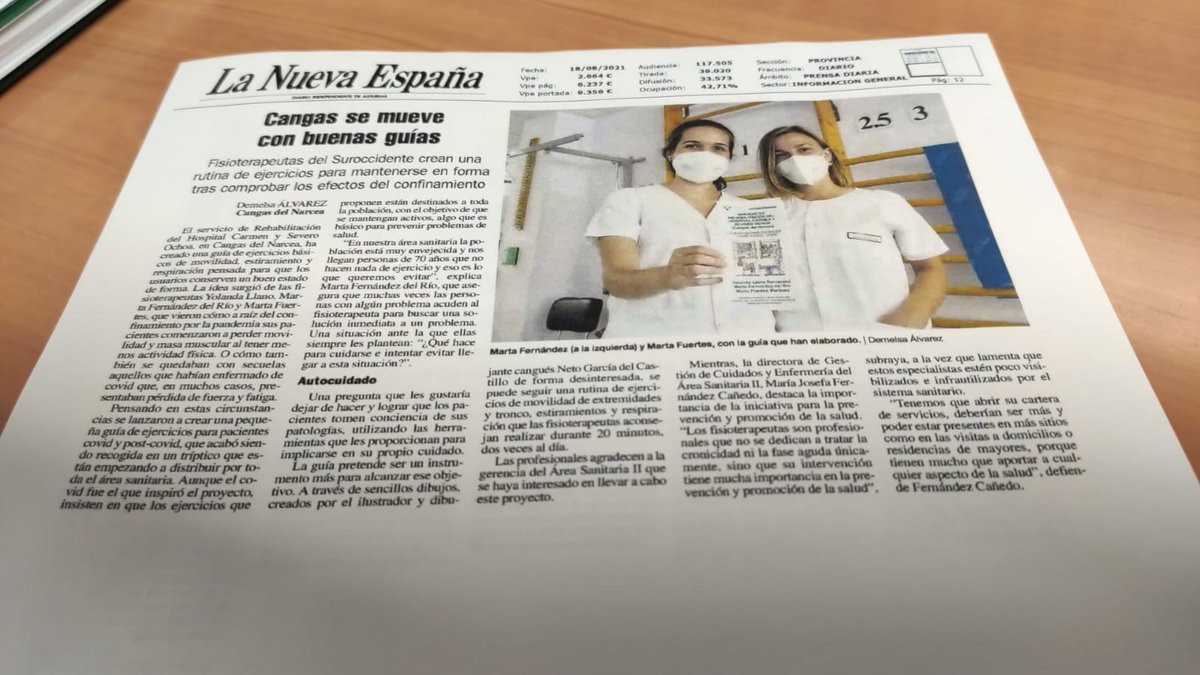 Chefiasturias's tweet photo. Y ¿Qué puedo decir de las #fisioterapeutas?
Que espero que en un futuro tengan un papel más relevante en nuestra organización
#areaII
Iniciativas para mejorar la salud
Promoción y Prevención
Agradecida por la colaboración del dibujante cangués Neto. https://t.co/ccQp3iw9EI