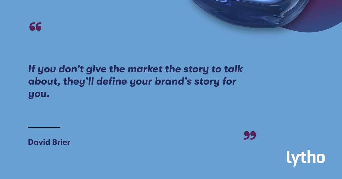 lythotweets's tweet image. Define your own brand story, and be consistent in it!

#lytho #brandmanagement #sharethegood