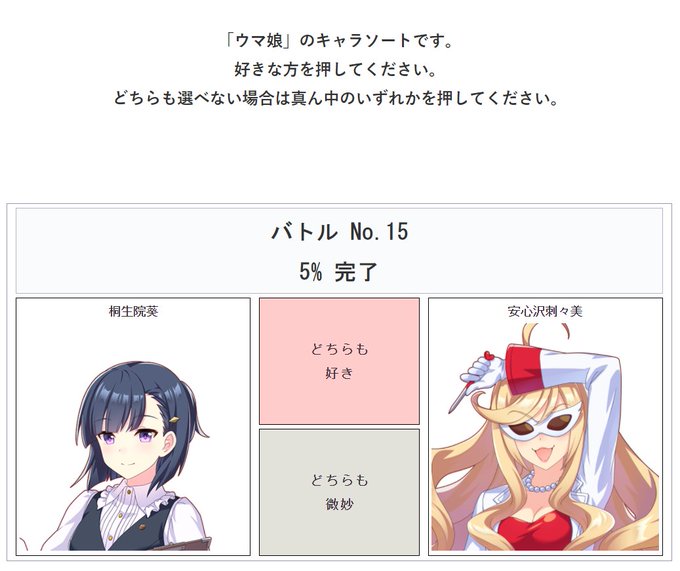 ウマ娘キャラソートのtwitterイラスト検索結果