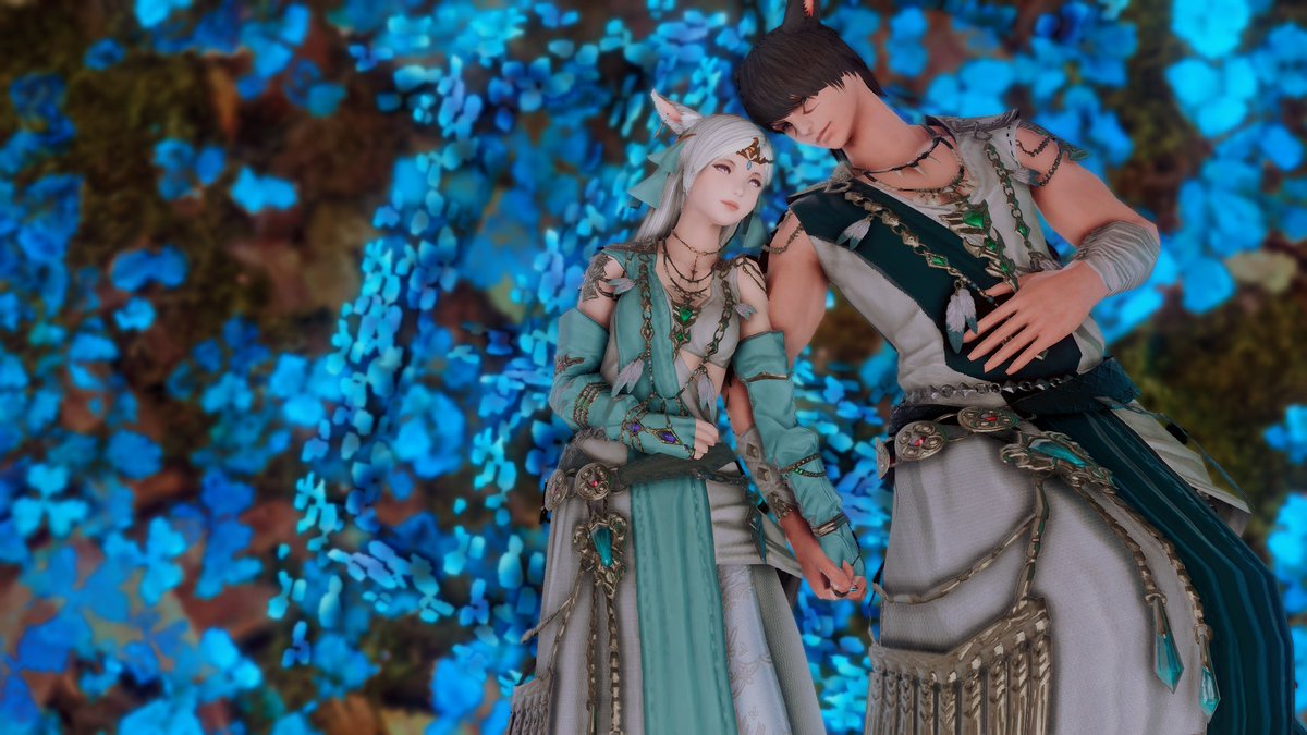 Take my hand, take my whole life too. For I can’t help falling in love with you

#FFXIV #FF14 #GPOSERS #miqote