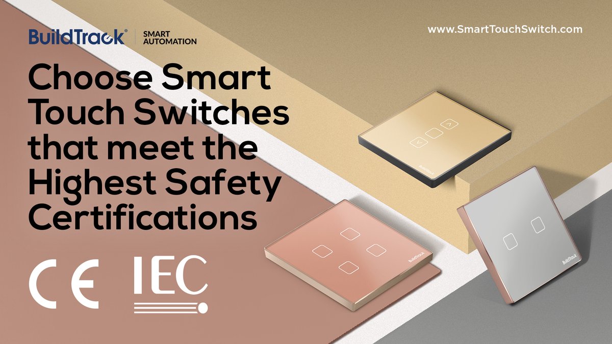 buildtrack's tweet image. Read our Blog to Know the must have  certifications  for a Smart Touch Switch buildtrack.in/blog/does-your… 
#blog #smarttouchswitch #certifications #iec #ce #buildtrack