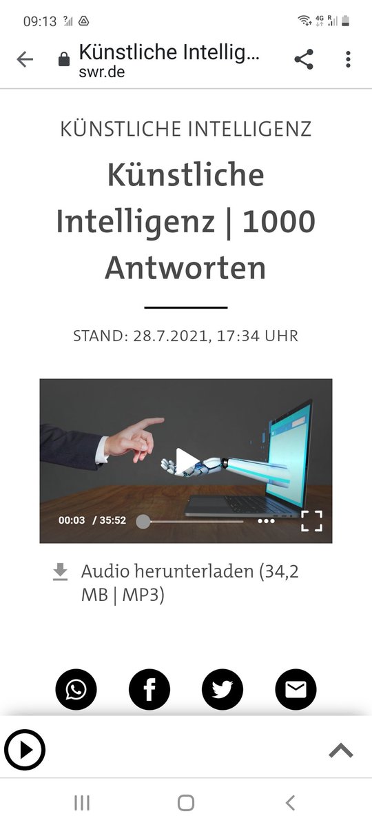 seeberg_peter's tweet image. &quot;Wo irrt sich KI und was können wir dagegen tun? Wie lässt sich #künstlicheintelligenz regulieren und wo ist das nötig? Wo liegen die Chancen, wo Risiken?
Ralf Caspary im Gespräch mit Prof. Dr. @nettwerkerin Professor Katharina Zweig&quot;
swr.de/swr2/wissen/ku…