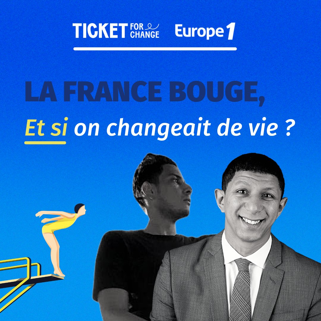 Bonjour les twittos! Retrouvez moi ce mercredi 18 août à 13h <a href="/Europe1/">Europe 1</a> avec <a href="/caroleferry/">carole ferry</a> <a href="/adelegaley/">Adele Galey</a> dans "La France bouge" avec l'histoire d'Ossama. Thème de l'émission: "Comment changer de vie et abattre des frontières ?"Tout un programme!🚀#diversite