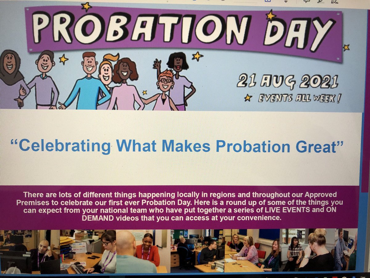 21st August is the first ever #ProbationDay, marking 114 years since the Probation of Offenders Act 1907. All week, special events are running to mark this occasion with a focussing on the various aspects of the services and support that Probation provides.
#positiveprobation