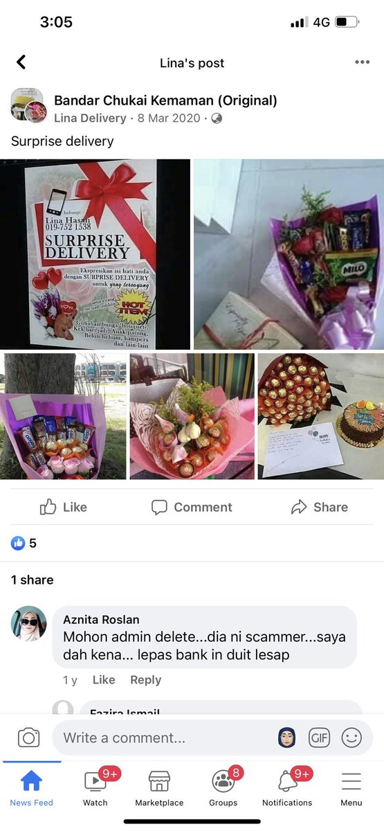 nuriyliamalek's tweet image. Dia gunakan nama Lina Hassan, Lina Hamid, Lina Rashid. 

Tapi account bank dia Puan Zalinah Binti Samid.

wassap.my/0197521538