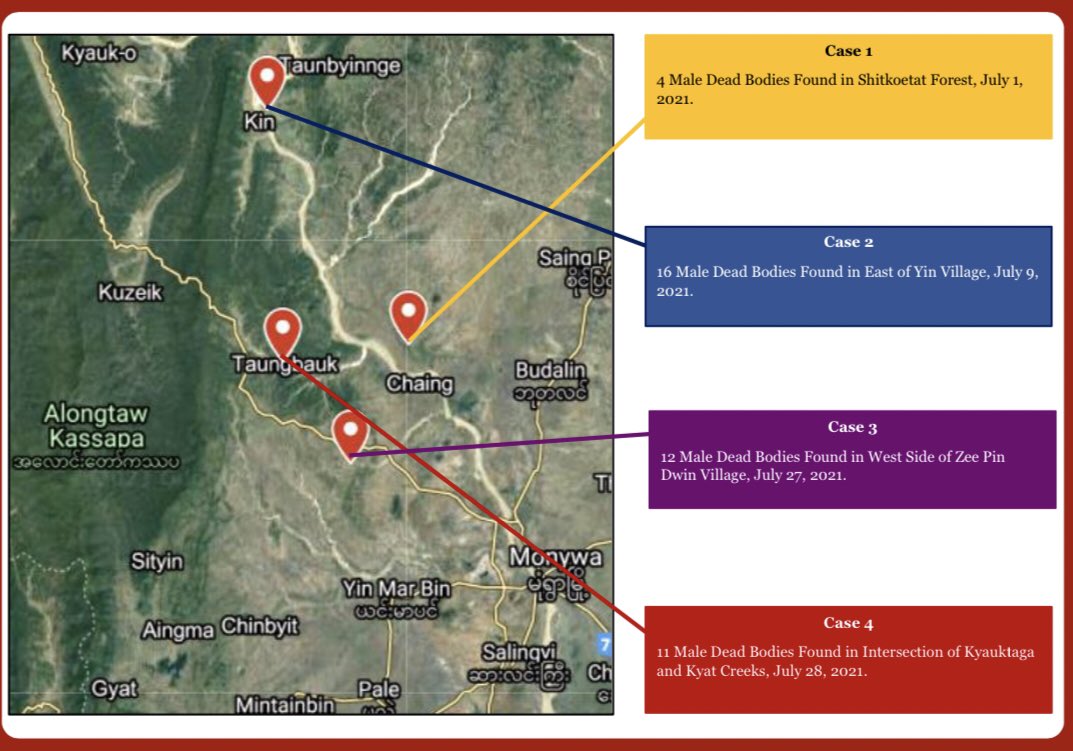 Myanmar military junta is committing crimes against humanity: <a href="/aapp_burma/">AAPP (Burma)</a> 

#WhatsHappeningInMyanmar #KaniMassacre 
aappb.org/wp-content/upl…