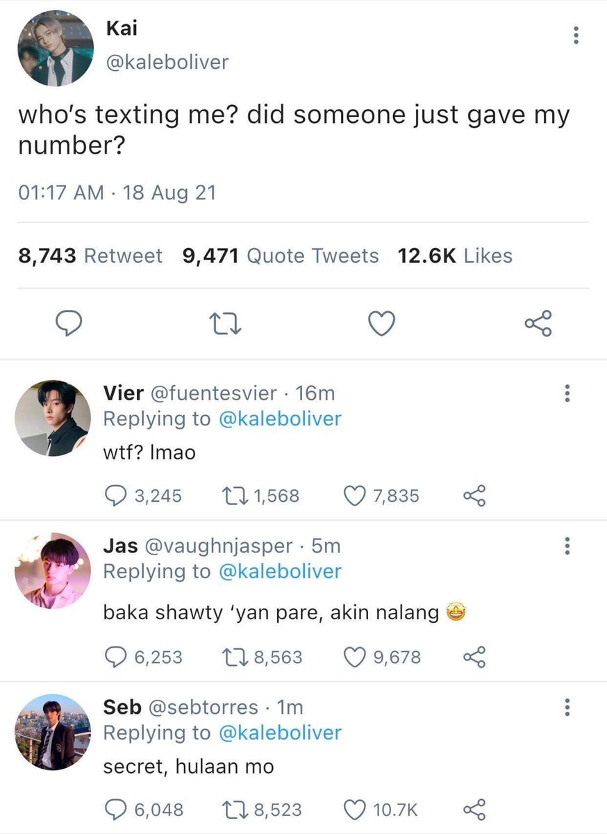 sassynishi's tweet photo. ₊˚.༄ Forget Me Not

A filo SunKi AU wherein Gabby (sn) asked Seb's (sh) phone number but seb gave Kai's (nk) number instead... https://t.co/0cjwFPaHg6