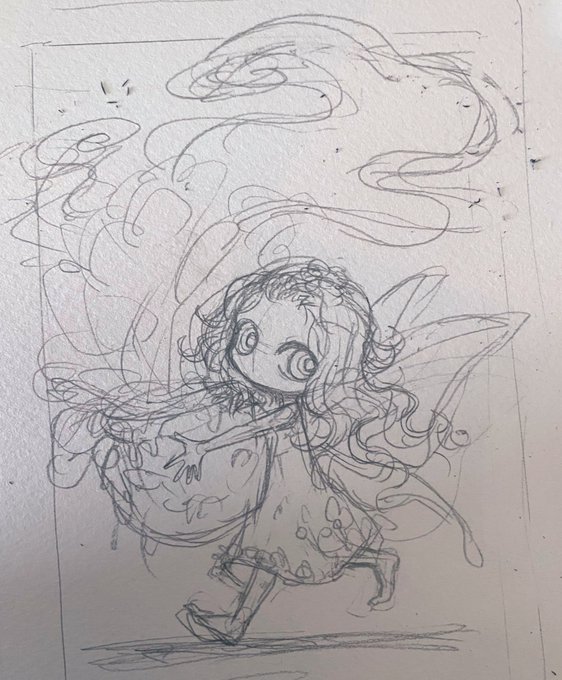 下書きからちょっと変わった 