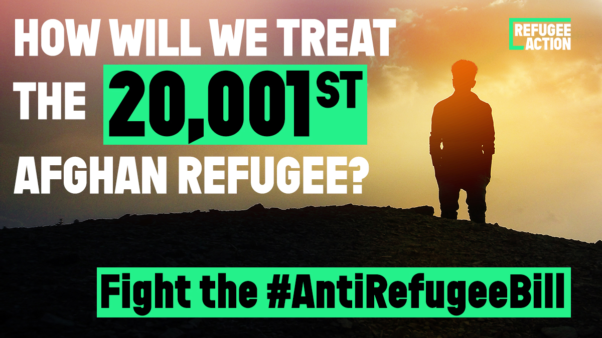 The Afghan Citizens Resettlement Scheme will welcome 20,000 Afghan refugees to the UK. But far more than precisely 20,000 need help and need it now. 

What of the 20,001st Afghan refugee, arriving outside the scheme fleeing the same crisis? The #AntiRefugeeBill would punish them.