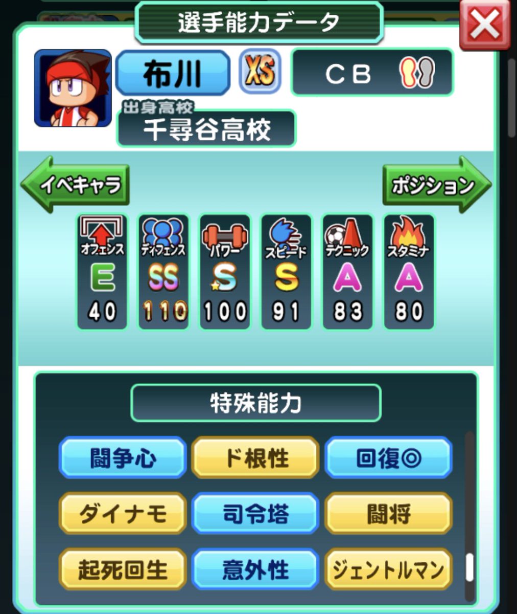 ট ইট র パワサカ攻略 Gamewith ベッケンバウアー入り千尋谷はこんな感じですね 前イベカツカツなのでまさかの槌屋が復権 羽比のスペースはお好みで ただしスピードキャラであることが必須 確定狙いなら一ノ倉 水着加賀美あたりでしょうかね 育成選手も猟犬