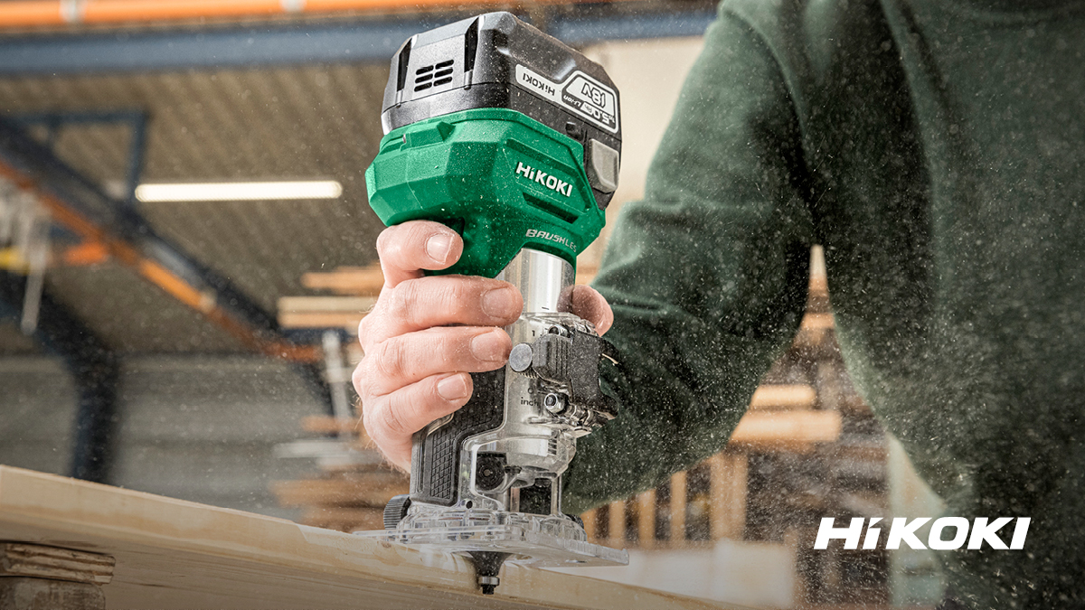 New! The M1808DA 18V cordless edge trimmer is ergonomic and easy to handle for cutting straight or curved materials. #HiKOKI #HighPerformance #PowerTools #M1808DA