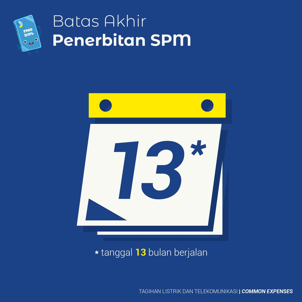 pmodjpb's tweet photo. Untuk pembayaran tagihan listrik dan telekomunikasi, diatur bahwa tanggal 1, 6, 9, 13 dan 19 adalah tanggal krusial yang penting untuk diperhatikan dalam rangka penyelesaian tagihan tersebut

Salam Transformasi!

#DJPbKawalAPBN
#DJPbHAnDAL https://t.co/A52N9zttKt
